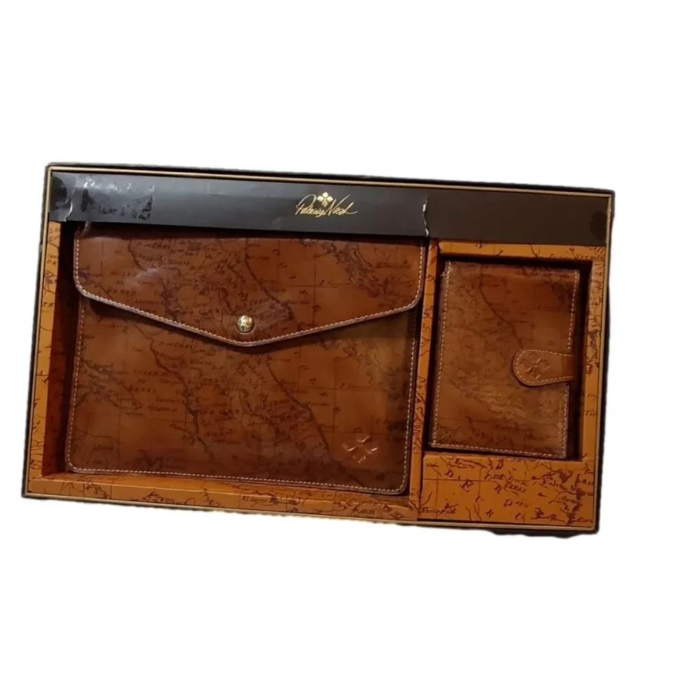 PATRICIA NASH RIOT RUST ‎ UNISEX GIFT SET MIDI CASE & PASSPORT